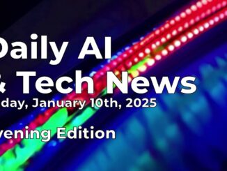 Daily AI & Tech News for Friday January 10th, 2025