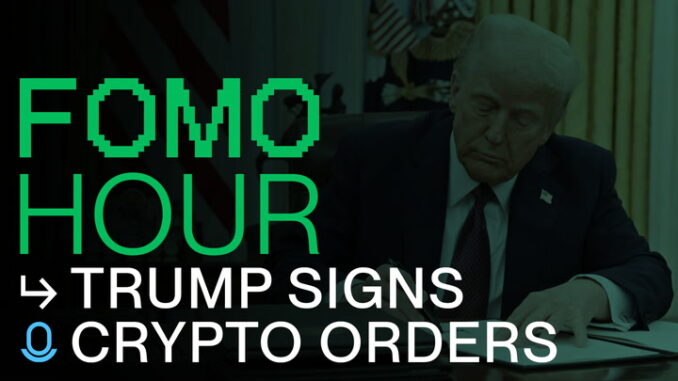 Trump signs crypto EOs, BoJ hikes, SOL ETF decision today