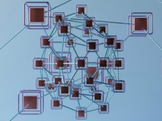 Connected blocks illustrating blockchain project Fetch.ai launching ASI-1 Mini, a native Web3 large language model designed to support complex agentic workflows.