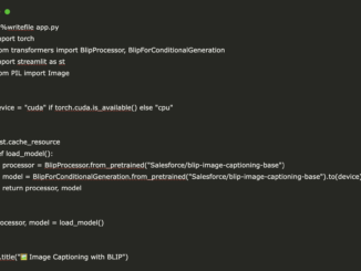 A Coding Guide to Build a Multimodal Image Captioning App Using Salesforce BLIP Model, Streamlit, Ngrok, and Hugging Face