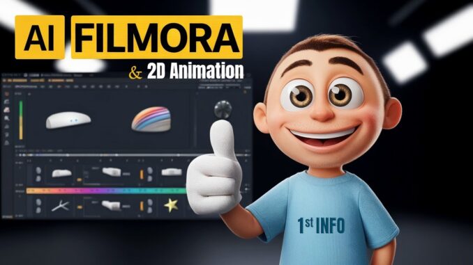 AI Filmora 2D Animation for Beginners in Hindi info | ai filmora video editor | filmora