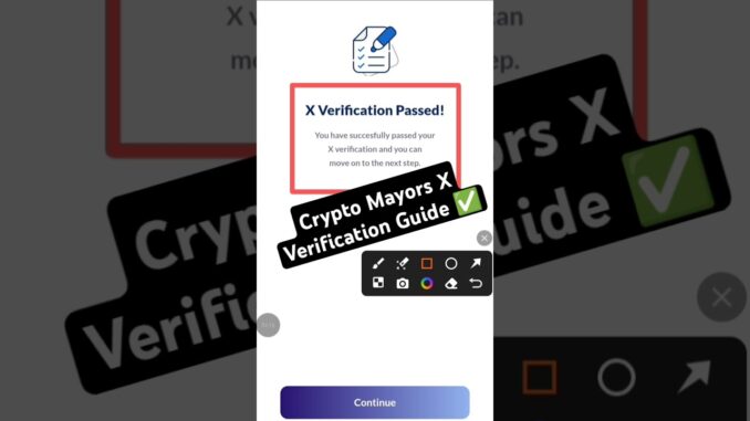 Crypto Mayors Airdrop X ( Twitter) Verification Guide ✅ || X Verification Not Passed Solution