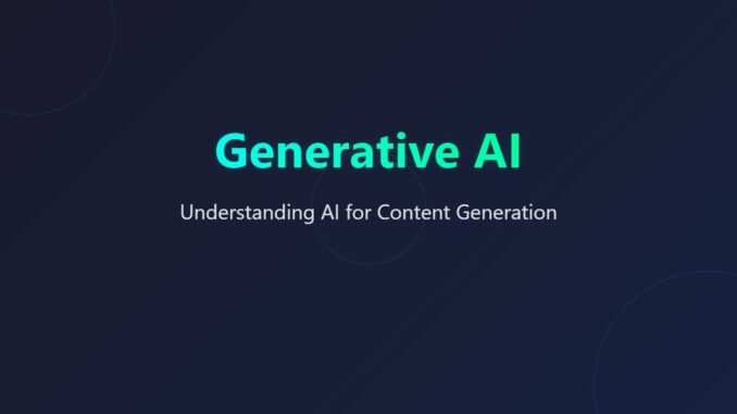 Generative AI Explained for Beginners: What is it & How Does it Work?