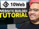 10Web AI Tutorial For Beginners (Best AI WordPress Builder)