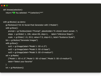 A Coding Guide to Compare Three Stability AI Diffusion Models (v1.5, v2-Base & SD3-Medium) Diffusion Capabilities Side-by-Side in Google Colab Using Gradio