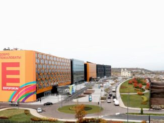 The ExpoForum Convention and Exhibition Centre, St. Petersburg.