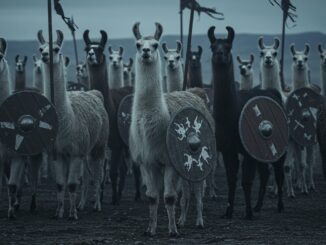 Photo of llamas carrying shields as Meta launches new Llama AI model security tools designed to help cybersecurity teams and developers harness artificial intelligence for defence.