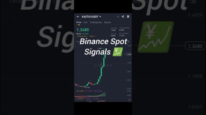 Spot Trading Binance | Binance spot trading for beginners | Free Binance signals #crypto