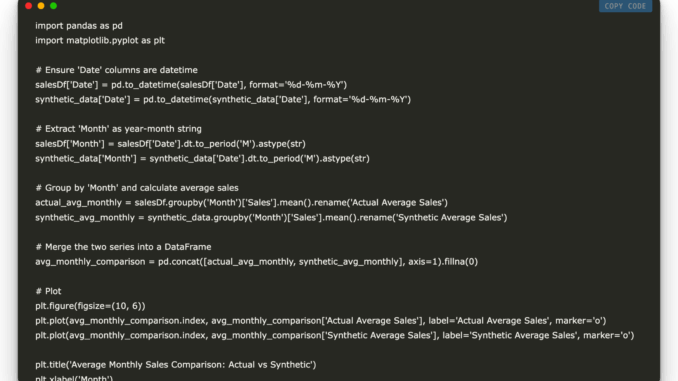 Step-by-Step Guide to Creating Synthetic Data Using the Synthetic Data Step-by-Step Guide to Creating Synthetic Data Using the Synthetic Data Vault (SDV)