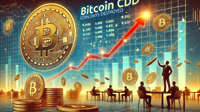 Bitcoin CDD Shows Uptick In Coin Movement — Early Signs Bitcoin CDD Shows Uptick In Coin Movement — Early Signs of Profit-Taking?